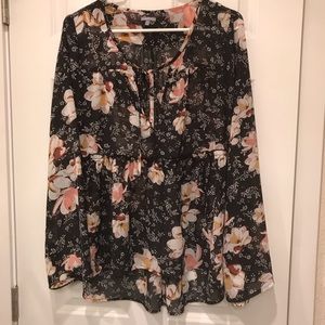 Charlotte Russe Flower Top